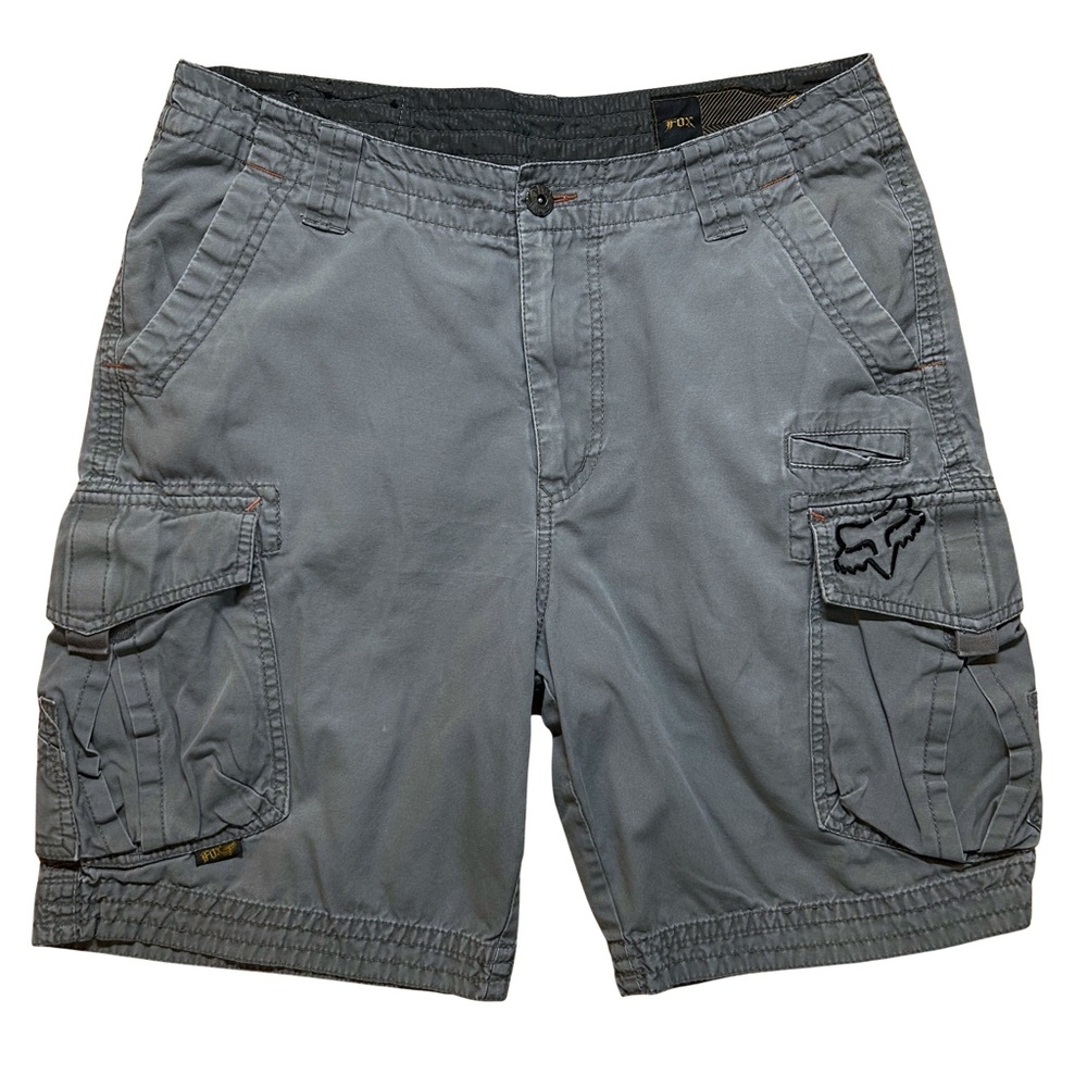 Fox Gray Slambozo Cargo Shorts Relaxed Fit
